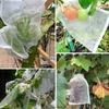 50 Pcs Fruit Bag Protection Insects Bug Net Barrier Bag Mesh Fruit Tree Protection Bags for Tomatoes Apples Grapes Grow Bags