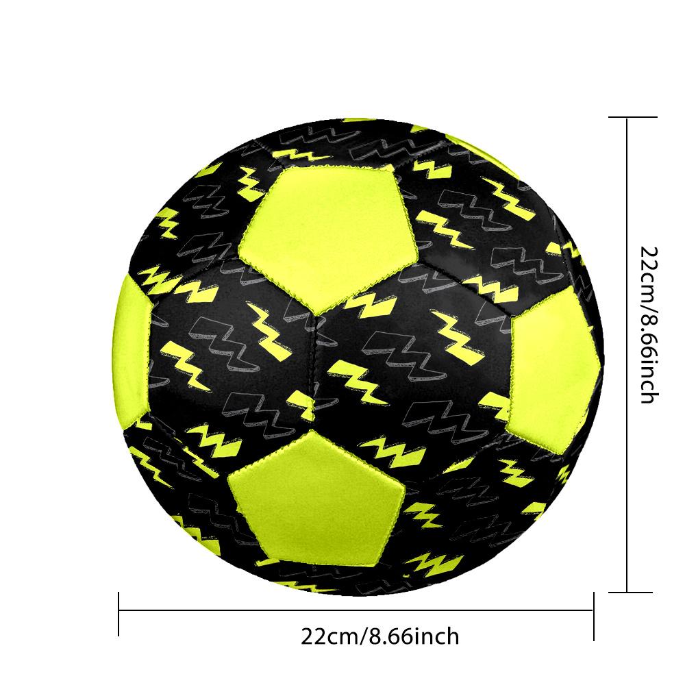 1pc Bolt Durable Soccer Ball/Football, Size 5, Perfect for Training, Entertainment And Competition,Gift yy26060677