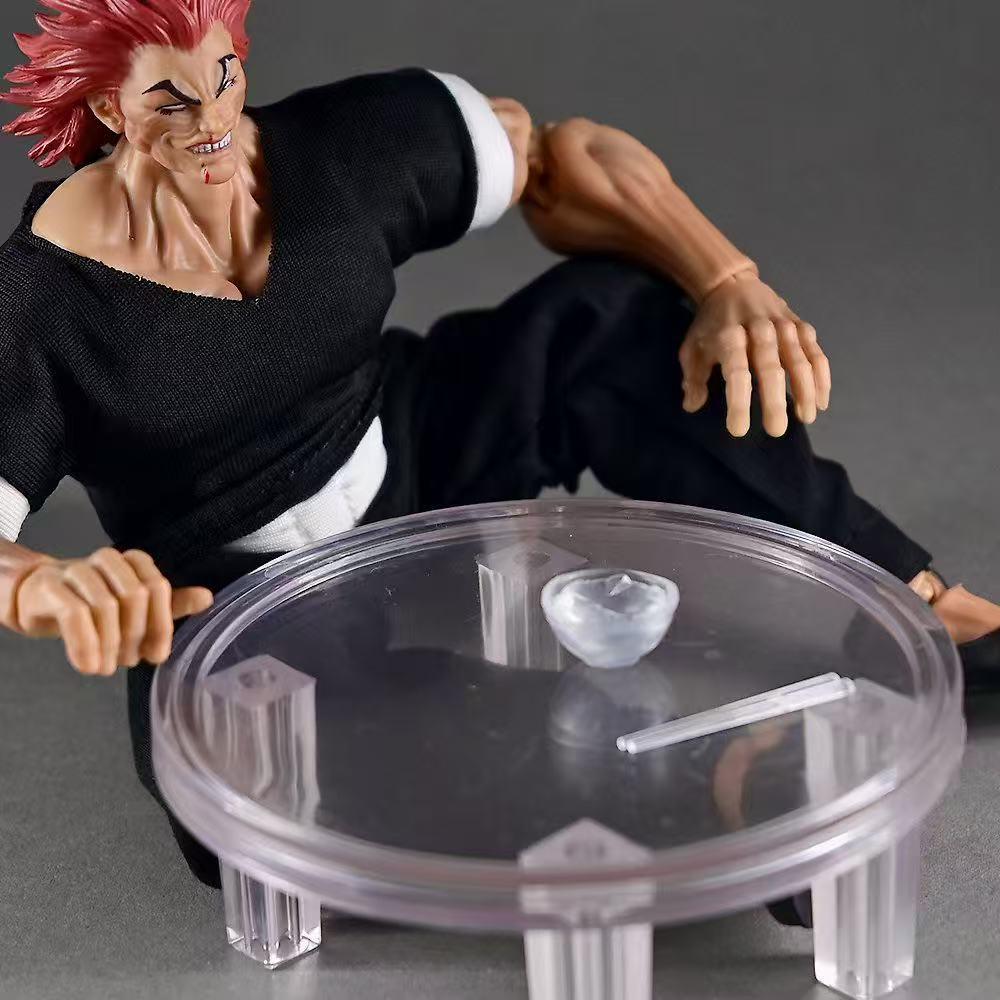 New Baki Yujiro Hanma Movable Anime Figure with Real Clothes