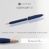 Cross Century II Cobalt Blue Premium Gift Boxed Ballpoint Medium Perfect Gift for Day or Promotion Oil-Based Pen, Nib, Father's