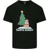 Santa Bunny Rabbit Christmas Xmas Unisexs Light Cotton TShirt