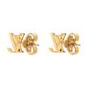 Louis Vuitton Blumenmuster Form Ohr-Manschette Detail Ohrringe Damen Ohrringe Gold M03973