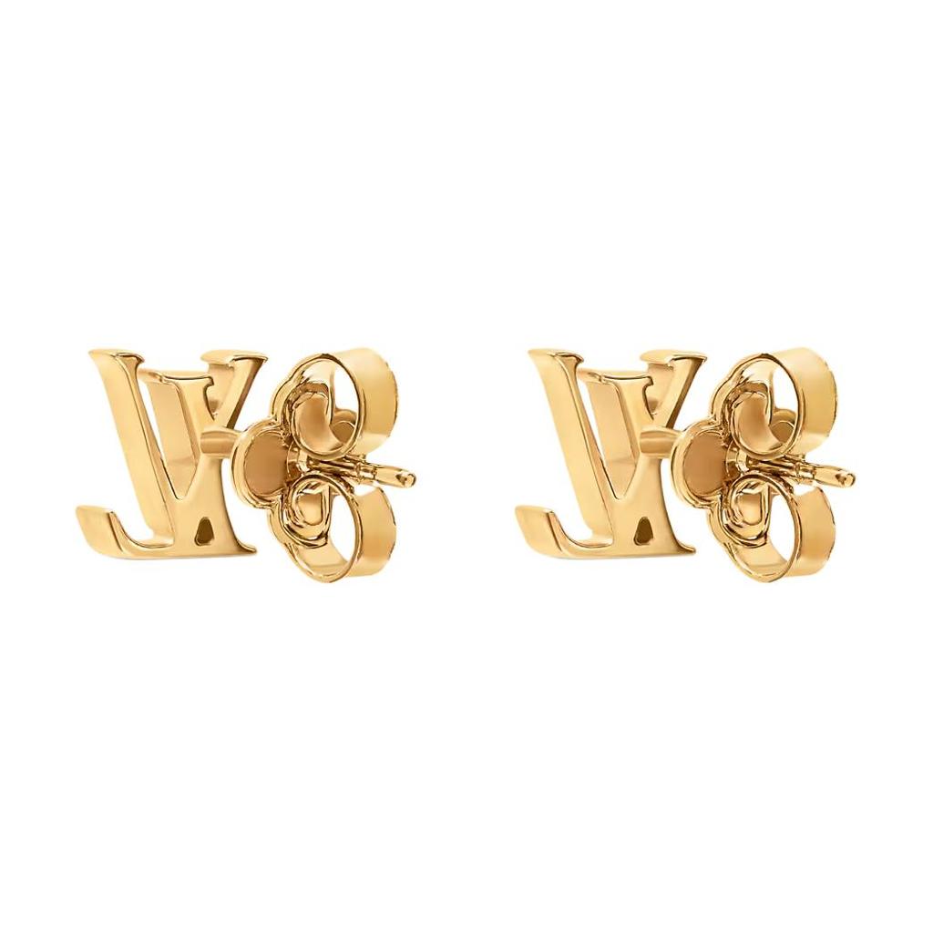 Louis Vuitton Blumenmuster Form Ohr-Manschette Detail Ohrringe Damen Ohrringe Gold M03973