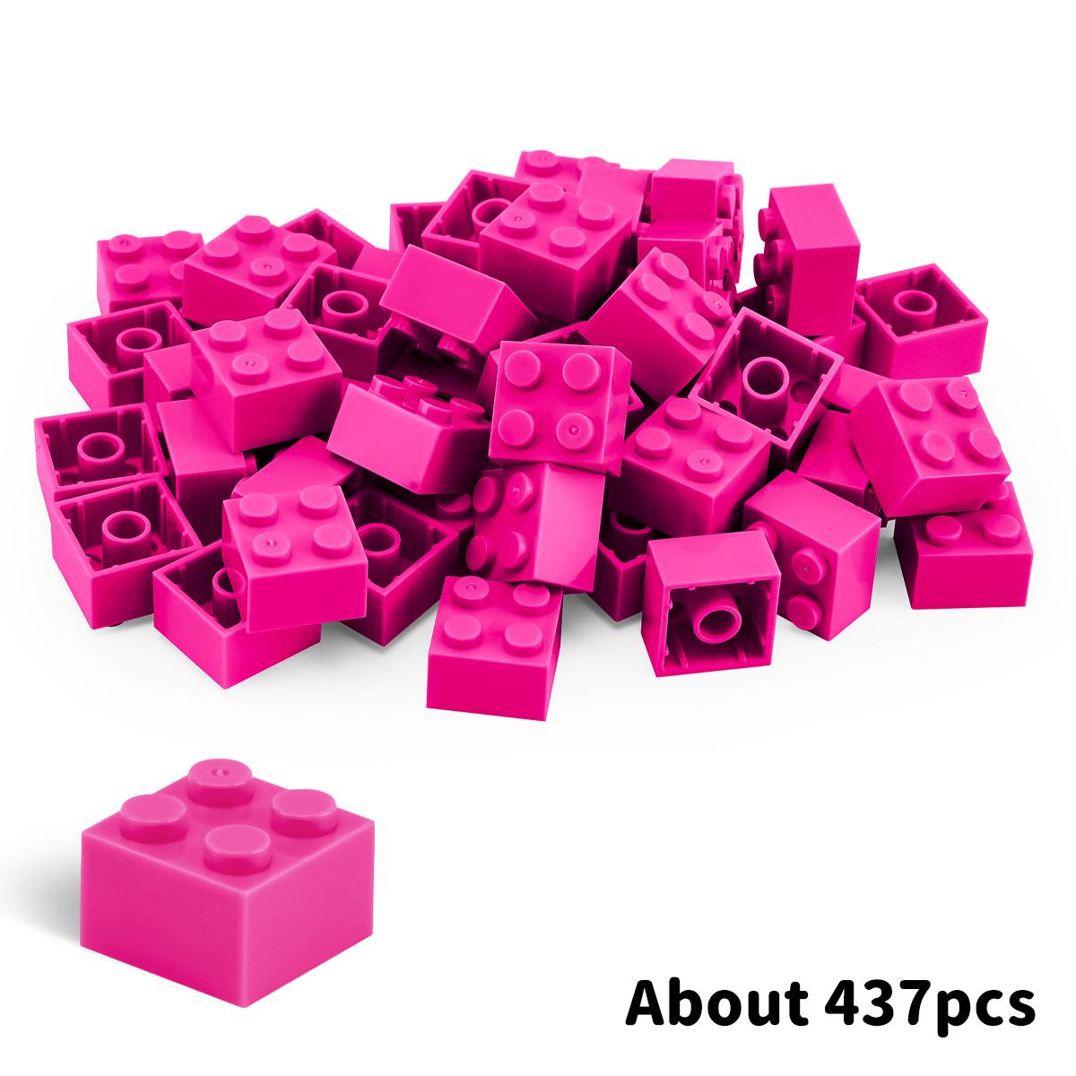 

Non-Toxic 500G2X2 Dly Building Blocks Thick Figuresbricks Dots Educational Creative Sizecompatible With Plastic Toys Forchildren 500g 2x2 high brick