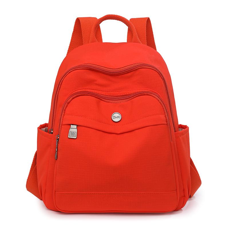 Damen Rucksack Nylon Studenten Schultasche Leichte Reisetasche