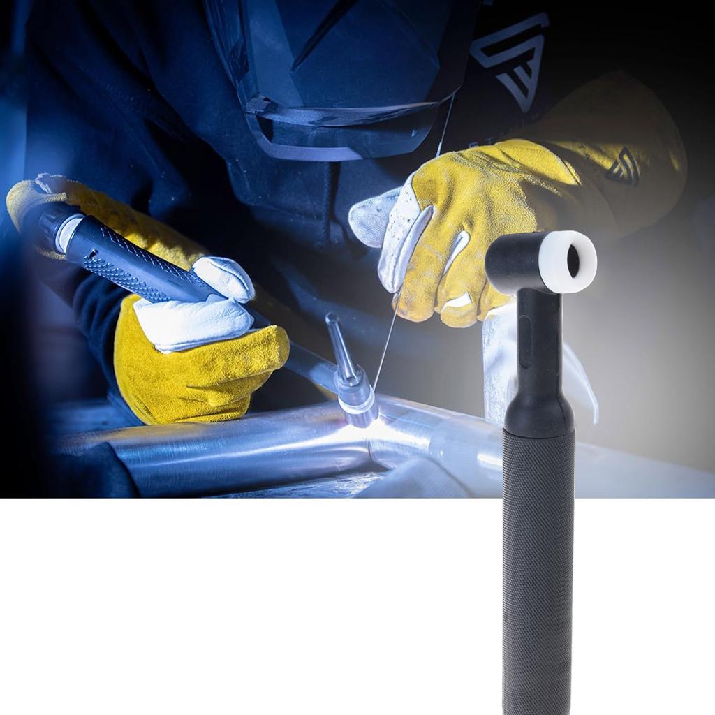 Premium TIG Torch Head WP-26F Copper Rubber Design Ensure Heat Resistance During Prolonged Welding