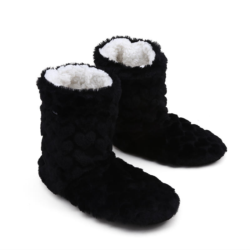Women Winter Couple Warm Slippers Non-slip Thicken Plus Velvet Design Soft Indoor Floor Shoes for Home Bedroom Living Room Cold Days Comfort Wear