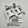 2 size ultralight 158g bicycle pedal for Brompton bike black/silver color aluminum + titanium axis 1pair