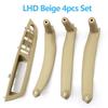 LHD RHD 4-teiliges Set Türfensterschalterblende Armlehnen-Zuziehgriffabdeckung Zierleiste Für BMW X5 X6 E70 E71 E72 2007-2014