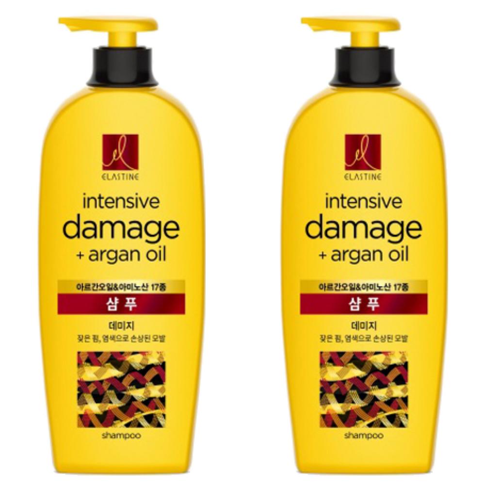 Elastin Morocco Argan Oil Damage Shampoo 680ml 2 Pcs