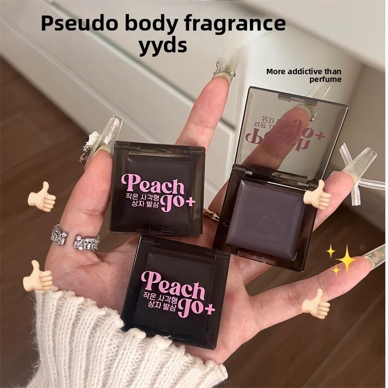 Small Box Solid Balm Perfume White Peach Oolong Balm Lasting Light Fragrance Girl Student Girl