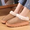 Autumn and Winter Cotton Boots, New Velvet Thickened Cotton Shoes, Fashionable Outer Wear, Warm and Comfortable Women's Short Boots, One Pedal 