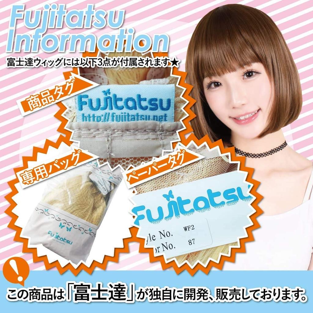 Fujitatsu Light Long Wig, Light Blue, Pastel Color, Heat Resistant, Aqua Blue (TF2513B) LML60-TF2513B