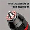 0.8-10mm Drill Chuck 3/8-24UNF Mount Self-tighten Drill Chuck For Multiple Purposes Hand Drill Chuck