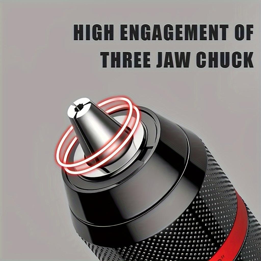 0.8-10mm Drill Chuck 3/8-24UNF Mount Self-tighten Drill Chuck For Multiple Purposes Hand Drill Chuck