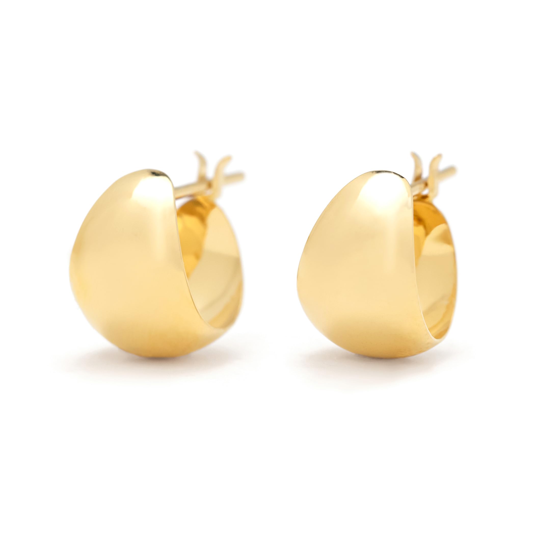 

ESTELLE [Official] Women s Hoop Earrings, 18K Yellow Gold, 0202-3390-0019-0000