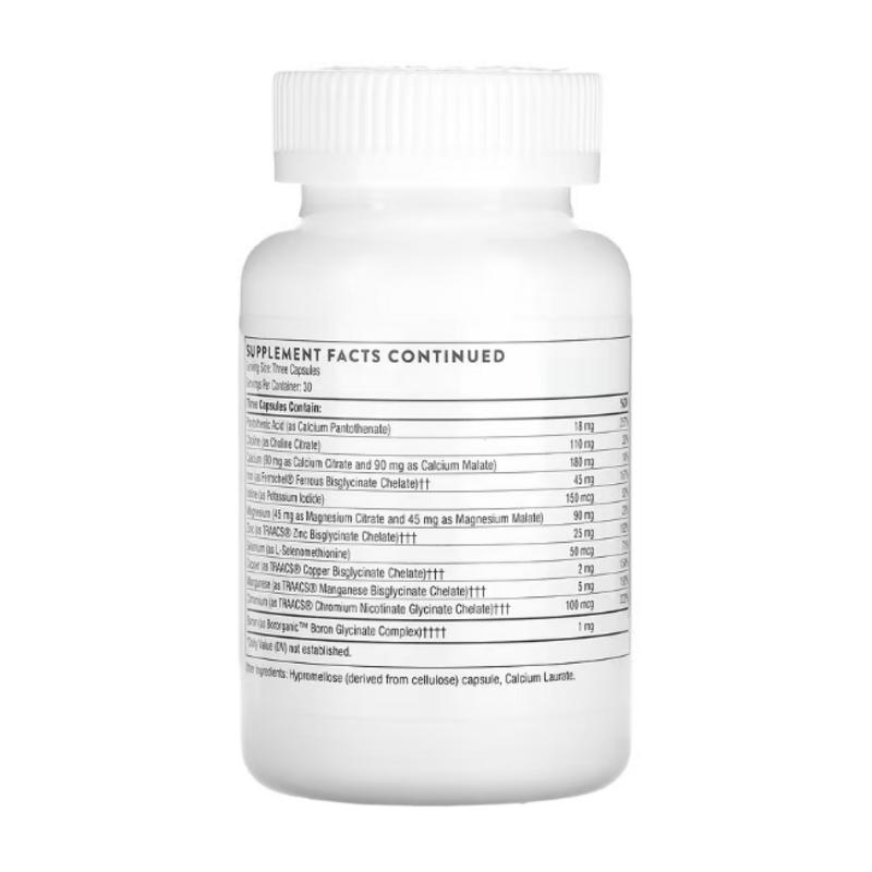 Thorn Research Multivitamin Basic Prenatal Capsules 90 Tablets, 1 Unit