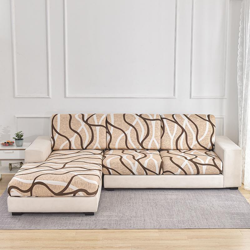 Jacquard Sofa Cushion Cover 1/2/3/4/L PC Anti Pet Scratching All-season Universal Pet Anti Dirt Sofa Cover Easy To Install