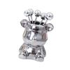 Barattolo Porta Posate da Frutta Forma di Animale Carino Portaposate da Forchetta in Ceramica con 6 Forchette da Frutta in Acciaio Inossidabile