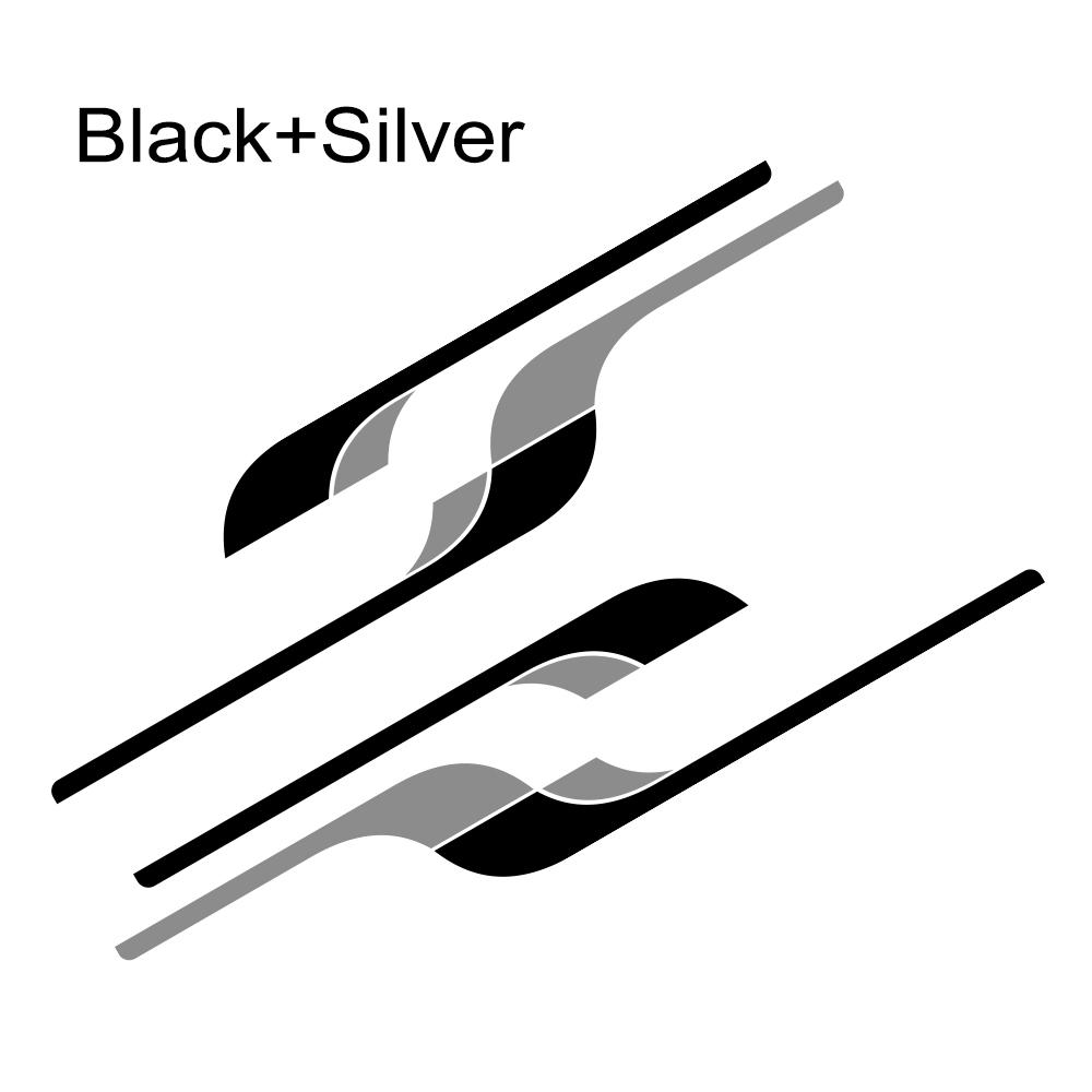 4PCS Car Long Side Stickers Graphics Camper Van Auto Racing Decals For Fiat Ducato Vinyl Film Accessories DIY Decoration