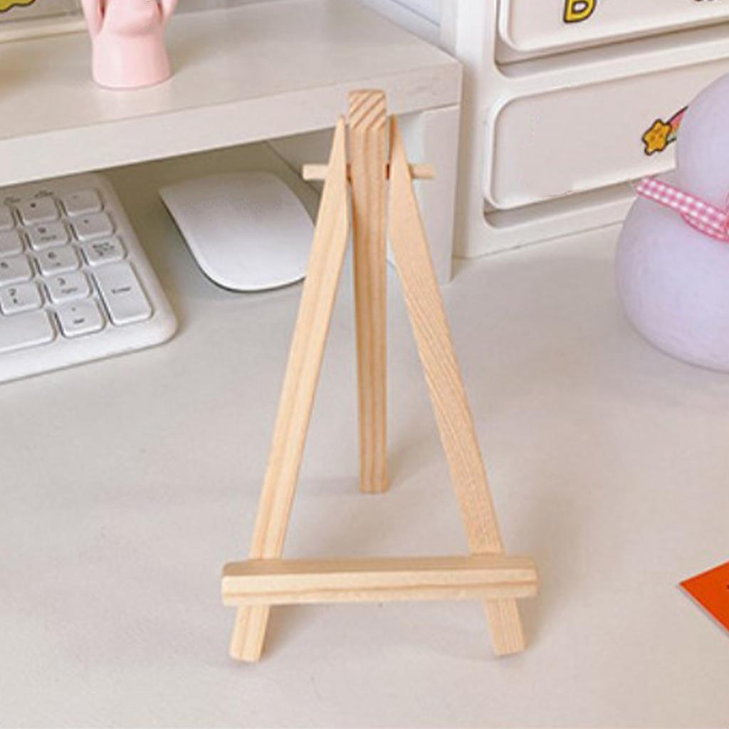 Easel Phone Stand Universal Creative Lightweight Wooden Cell Phone Tablet Holder for All