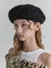 Poejidam Ines Beret In Black Terry