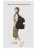 Stylish Solid Color Backpack for Middle and College Girls: Korean-Inspired, Large Capacity