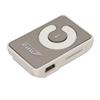 Back Clip Player Portable Lightweight Mini MP3 Music Player with Memory Card Slot for Daily School White