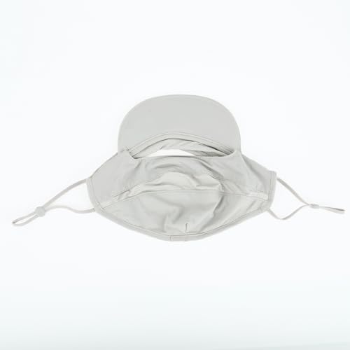 [A ABSOPRO] Face Mask for Summer, Cool, Face Cover, Ear-Hanging, with Brim, Adjustable, UV Protection, Face, Sunscreen, Breathable, Sweat Absorbe