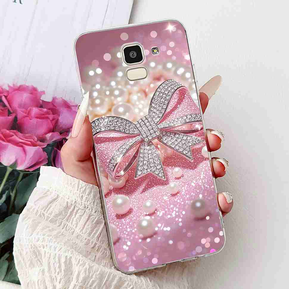 For Samsung Galaxy J6 2018 SM-J600F Case Popular Love Cool Tiger Soft Silicone TPU Cover For Samsung j6 J6 2018 Phone Shell Bag
