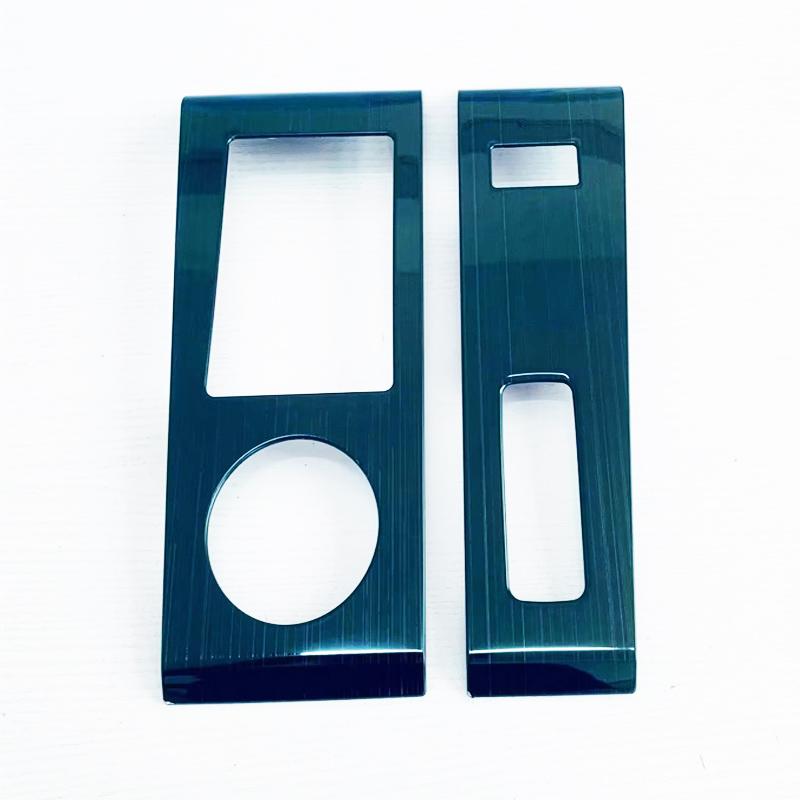 For Mitsubishi Outlander   2024 Stainless Steel Car Center Console GasFuel Hybrid Gear Shift Panel Cover Frame Sticker