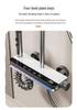 Smart Digital Display Copper Shower Head Set with Constant Temperature & Concealed Design