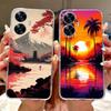 New Fashion Painting Case For Realme C55 Soft Silicone TPU Phone Cases For Realme C55 RMX3710 Cover Bumpers
