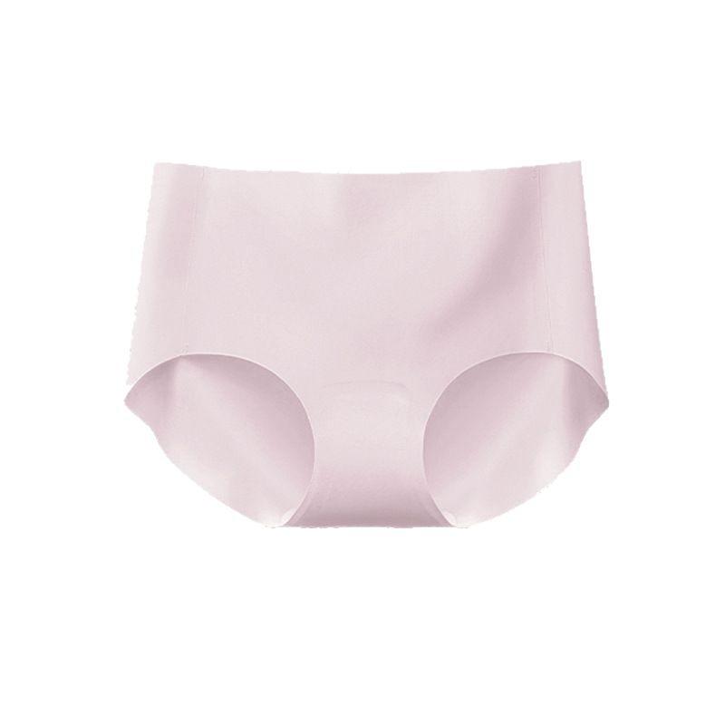 3D Peach Butt Ice Silk Seamless Mid-Rise Panties - Women's Breathable Antibacterial No-Wedgie Underwear