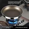 316 Stainless Steel Frying Pan, Uncoated Household Titanium Non-stick Pan, Omelette, Steak Frying Pan, Electromagnetic Universal