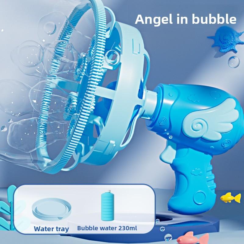Dinosaurier-Seifenblasenpistole für Kinder mit elektrischem Ventilator und Seifenblasenbläser für Kleinkinder