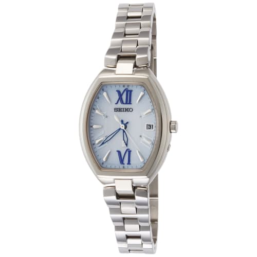 

LUKIA Women s Solar Watch with Radio-Controlled Function, Titanium, Sapphire Crystal, and 10 ATM Water Resistance (SSQW027)