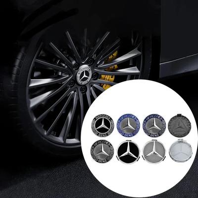 Voor Mercedes Benz Auto 75mm Wielnaafdop Badge Decoratie Accessoires voor Mercedes Benz Maybach W204 W205 W211 W21 C260