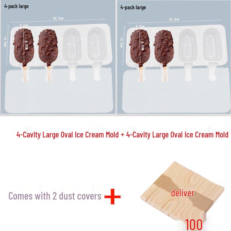 Resin DIY Magnum Ice Cream Bar Mold