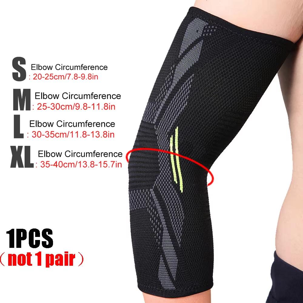 1 buc. Cotieră sport din nailon tricotat, suport pentru braț, compresie ridicată, previne durerile articulare pentru tenis, golf, baschet, volei