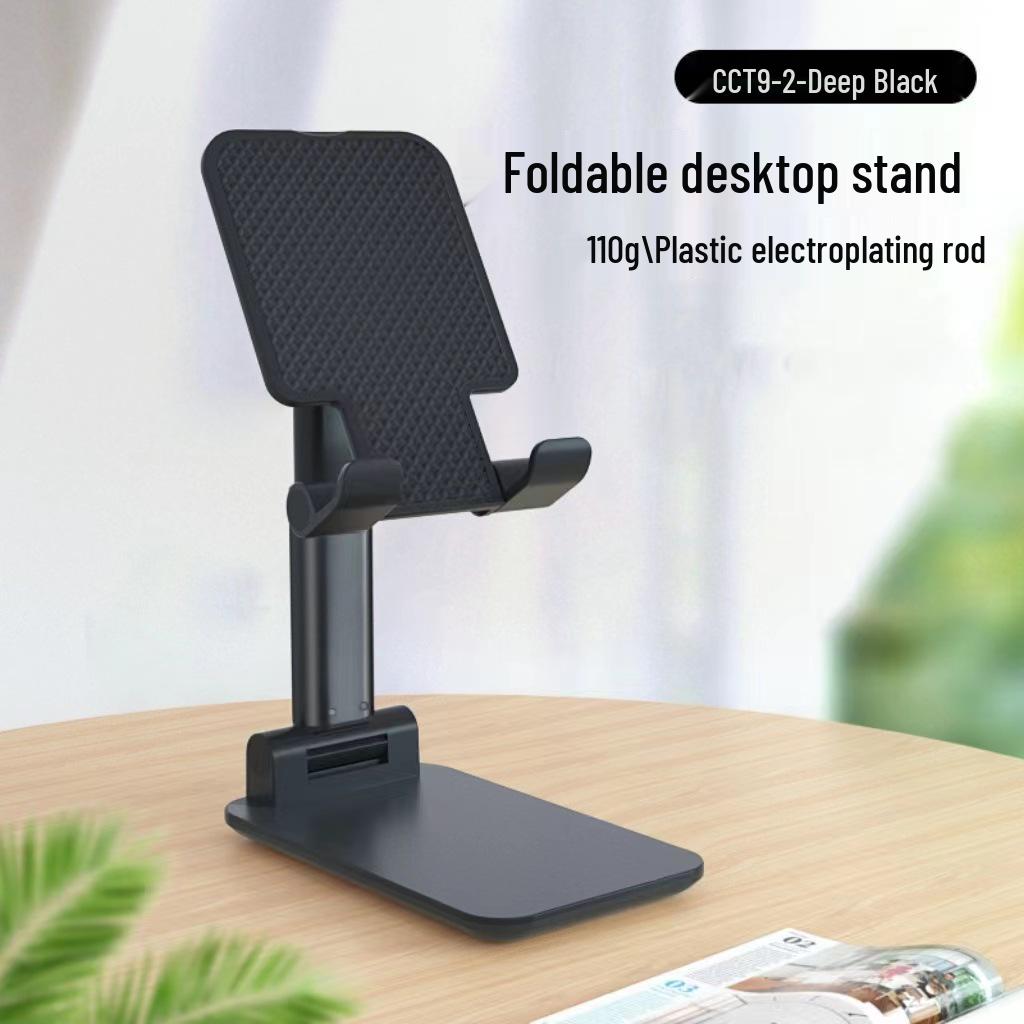 All-Metal Rotating Mobile Phone and Tablet Holder – Portable, Foldable, Multi-functional Desktop Stand