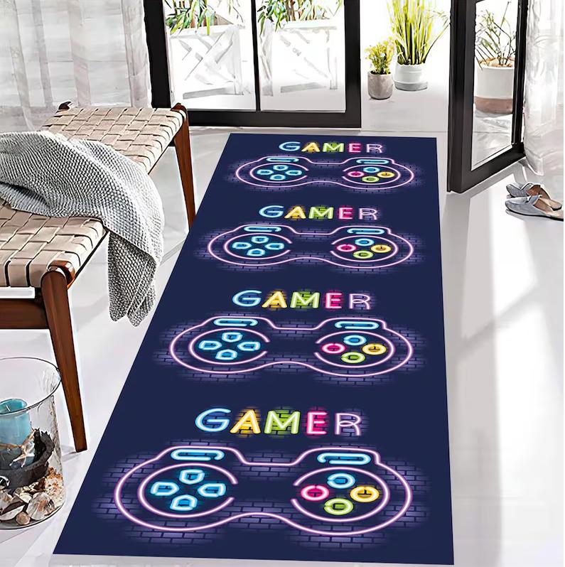 

Bowling Alley Rug Non-Slip Game Room Runner Carpets Washable Non-Slip Living Room Corridor Game Home Decoration Carpets 40X120CM