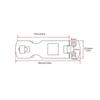 Slide Barrel Bolt Marine Boat Accessories Heavy Duty Hatch Lock Stainless Steel 316  Marine Use