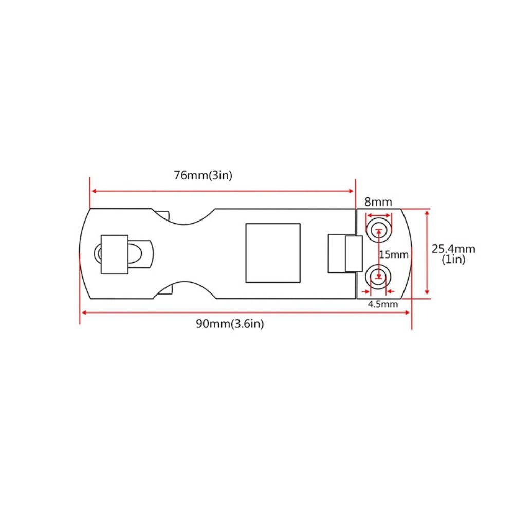Slide Barrel Bolt Marine Boat Accessories Heavy Duty Hatch Lock Stainless Steel 316  Marine Use