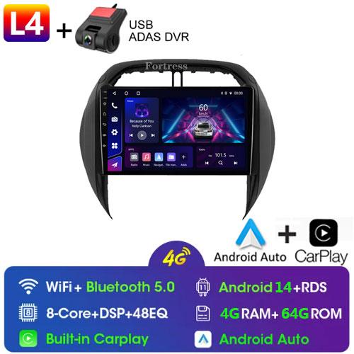 For Toyota RAV4 RAV 4 2003 2004 2005 Car Radio Android Multimedia Video Player Navigation GPS Carplay Touch Screen Auto Stereo