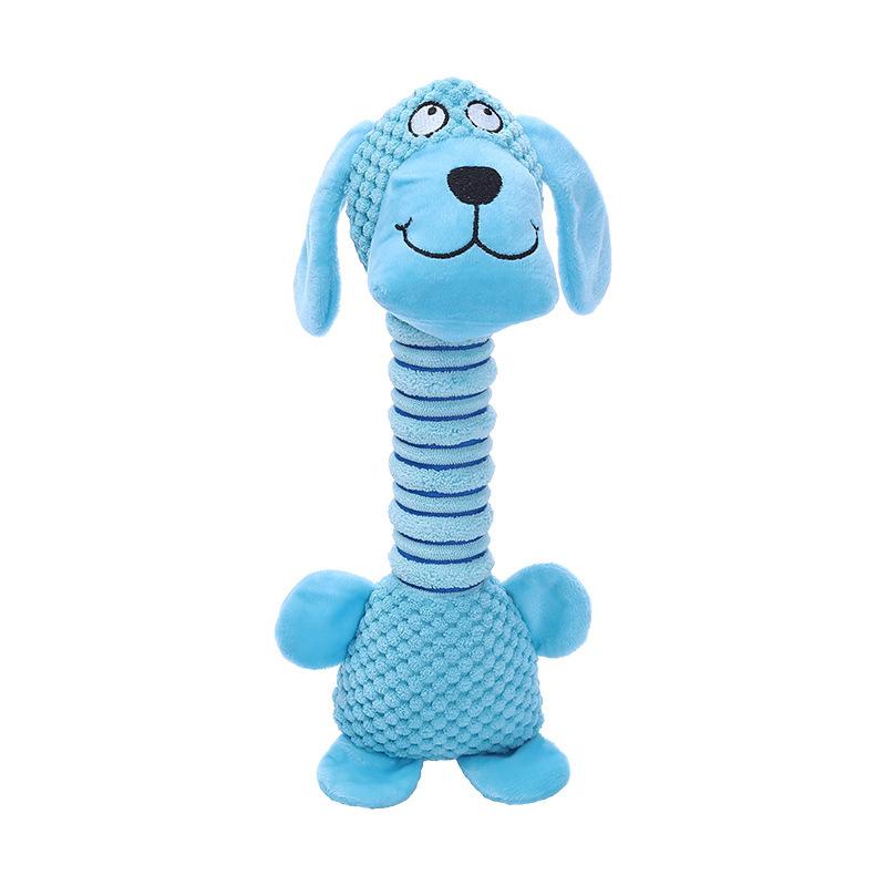 Pet Toys Cat and Dog Plush Toys Pet Bite-resistant Sound Grinding Teeth Cleaning Toys Anti-troublesome Dog Relief