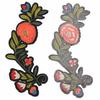 2pcs New Red Green Flower Patch Embroidered Patches Sew on Applique Lace Sewing