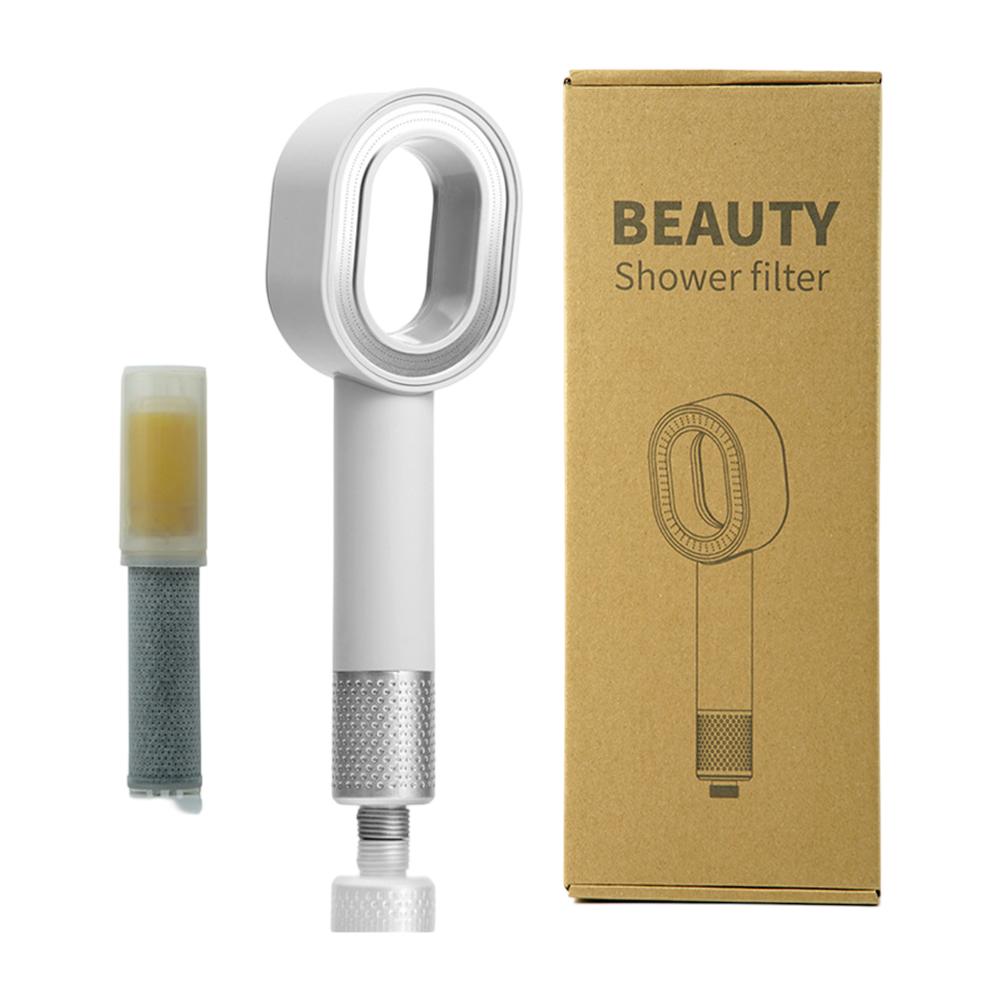 

Aromatherapy Shower Head ABS Shower Filter For Home Spa Experience Easy Install Shower Accessory Aromatherapy Shower білий