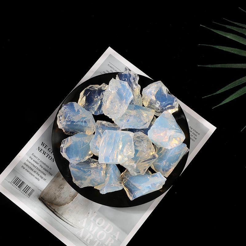 

Opal Rough Stone Diffuser: Crystal Decorative Stone for Incense, Fish Tanks, and DIY Projects 1-2cm 100g