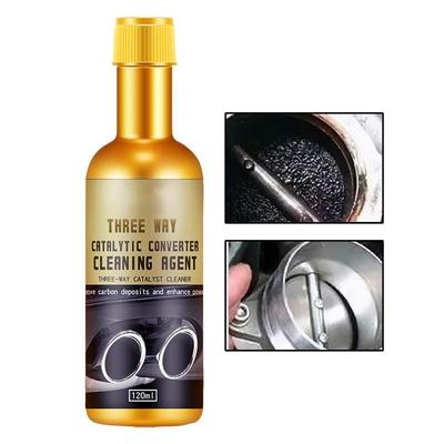 Nettoyant d'échappement Nettoyant d'échappement instantané pour voiture 120 ml Nettoyant carbone moteur pour pots catalytiques Nettoyant moteur de voiture Carbone